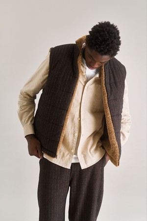 CHRIS Reversable Fleece Gillet - Mink from KOMODO CHRIS Reversable Fleece Gillet - Mink from KOMODO