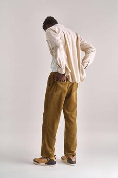 LUKE Organic Cotton Cord Trouser - Olive via KOMODO