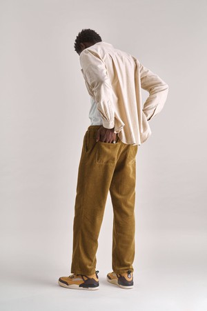 LUKE Organic Cotton Cord Trouser - Olive from KOMODO
