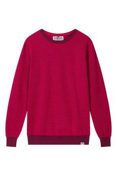 HASAN  - Organic Cotton Jumper Wine via KOMODO