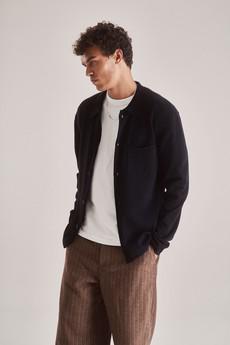 HARDY Organic Cotton Cardigan - Black via KOMODO