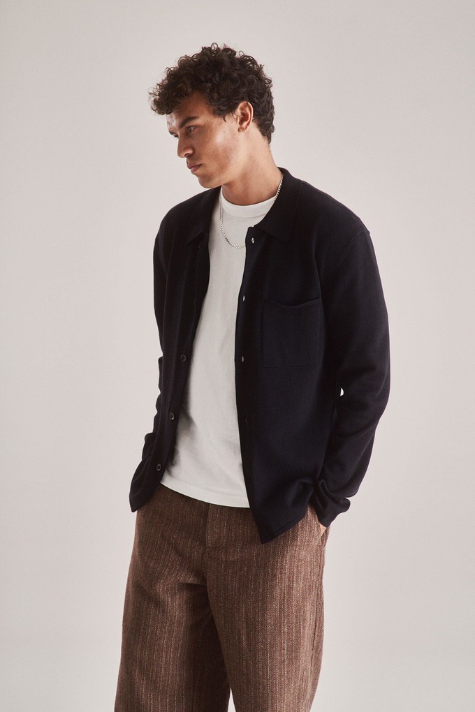 HARDY Organic Cotton Cardigan - Black from KOMODO