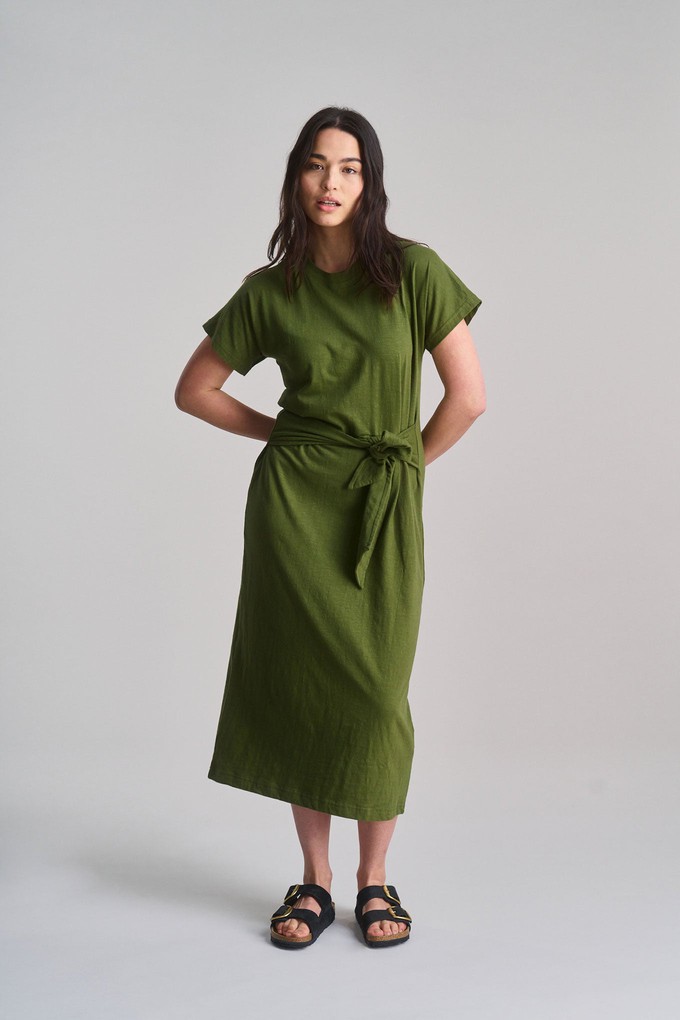 FONDA - Organic Cotton Dress - Green from KOMODO