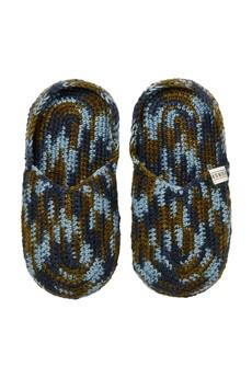 HIDE - Handknitted Wool Slipper Blue Space via KOMODO