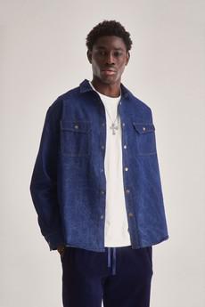 KARDA Organic Cotton Denim Shirt - Dark Denim via KOMODO