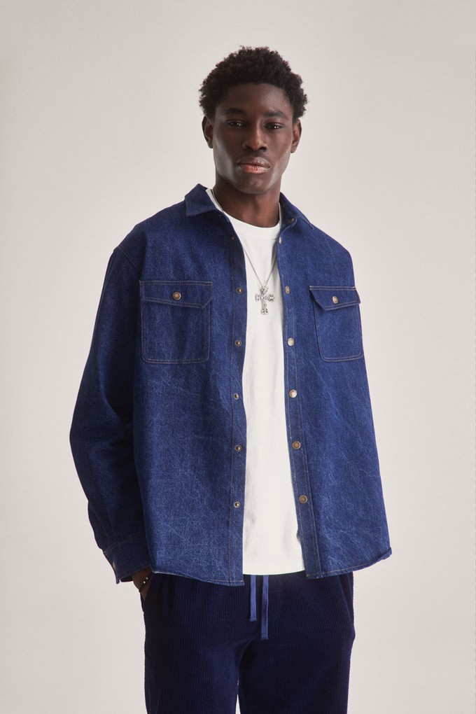 KARDA Organic Cotton Denim Shirt - Dark Denim from KOMODO