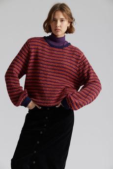 MAE - Organic Cotton Jumper Cherry via KOMODO