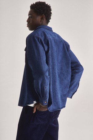 KARDA Organic Cotton Denim Shirt - Dark Denim from KOMODO