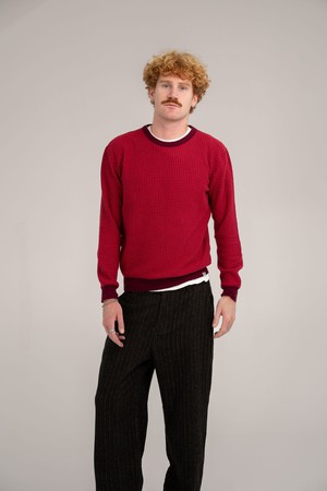 HASAN  - Organic Cotton Jumper Wine from KOMODO