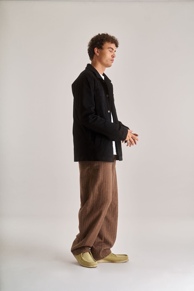 STANLEY Organic Cotton Tencel Jacket - Black from KOMODO STANLEY Organic Cotton Tencel Jacket - Black from KOMODO