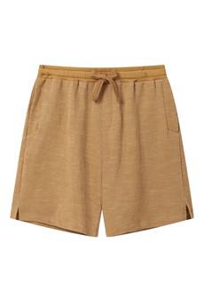 LEAH - Organic Cotton Sweat Shorts - Sand via KOMODO