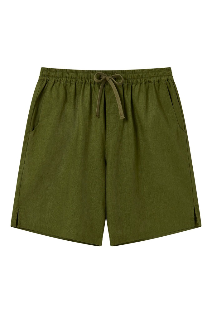 JERRY - Organic Linen Cotton Shorts - Khaki from KOMODO