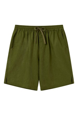 JERRY - Organic Linen Cotton Shorts - Khaki from KOMODO