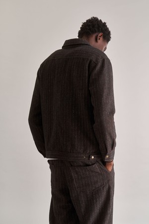 GABE Recycled Poly Wool Blend Jacket - Walnut from KOMODO GABE Recycled Poly Wool Blend Jacket - Walnut from KOMODO