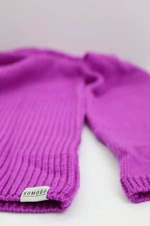 KATTY - Fine Merino Jumper Fuchsia from KOMODO