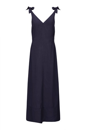 MARNIE - Rayon Dress Navy from KOMODO