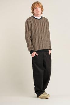 THEO Organic Cotton Tencel Trouser - Black via KOMODO
