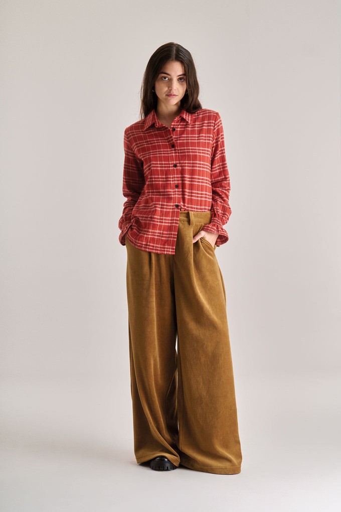 PAGE Organic Cotton Shirt - Red from KOMODO