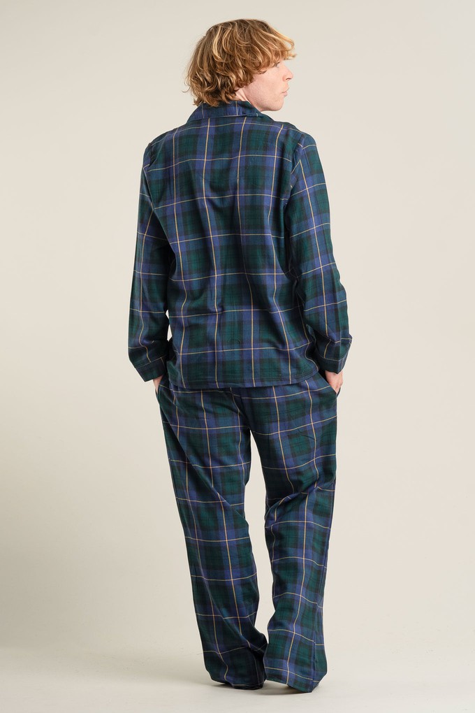 JIM JAM Mens Organic Cotton Pyjama Set - Black Watch from KOMODO