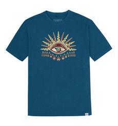 KOMODO'S EYE - GOTS Organic Cotton Tee Teal Blue via KOMODO