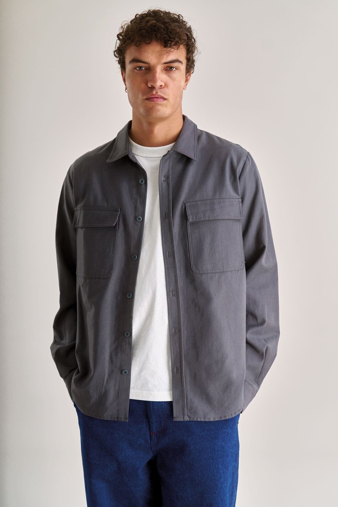 ARC Cotton Tencel Blend Shirt - Grey from KOMODO