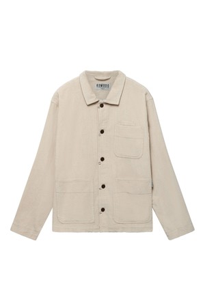 MONDRIAN - Organic Cotton Cord Overshirt Winter White from KOMODO