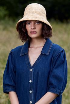 MAGNOLIA Straw Hat via KOMODO