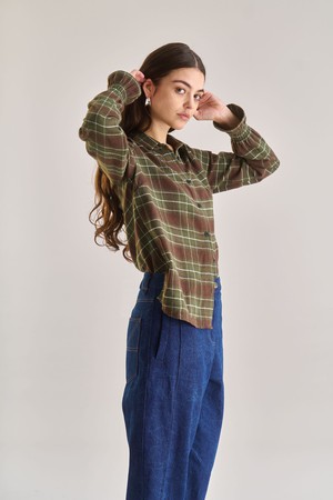 PAGE Organic Cotton Shirt - Green from KOMODO