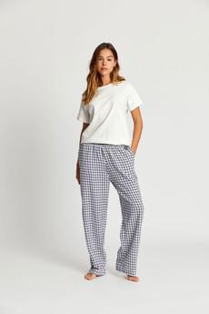 JIM JAM Womens - GOTS Organic Cotton Pyjama Bottoms White via KOMODO