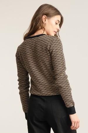 TARA - Organic Cotton Jumper Black from KOMODO