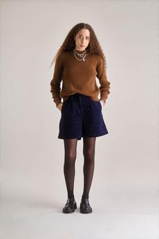 LIMA Organic Cotton Cord Short - Navy via KOMODO