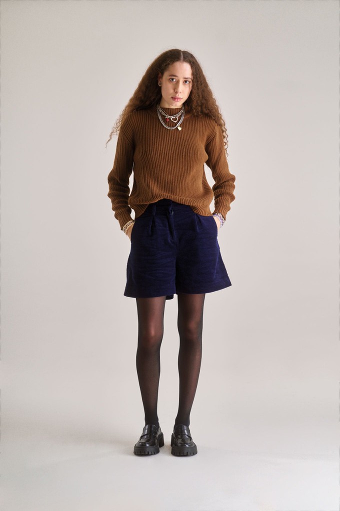 LIMA Organic Cotton Cord Short - Navy from KOMODO LIMA Organic Cotton Cord Short - Navy from KOMODO