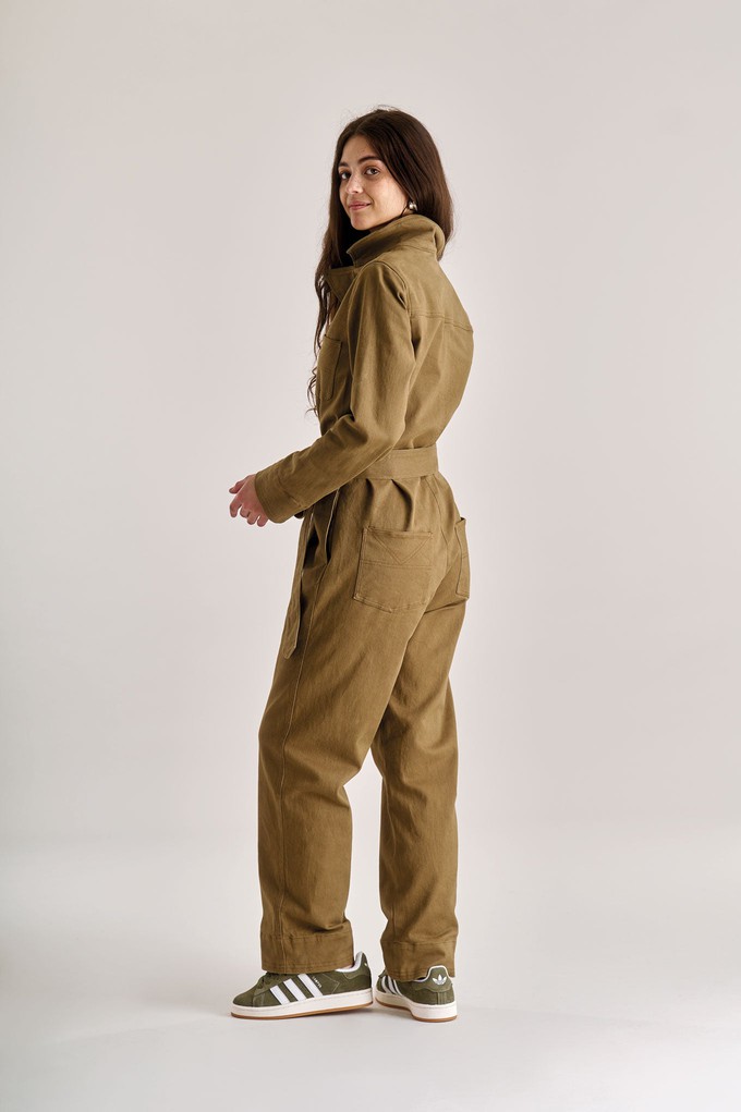 LYON Organic Cotton Jumpsuit - Olive from KOMODO