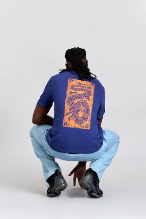 DRAGON - Organic Cotton Tee Navy from KOMODO