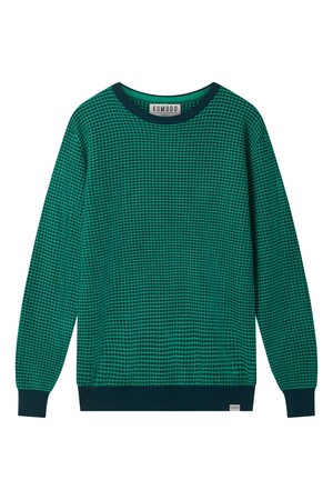 HASAN  - Organic Cotton Jumper Teal from KOMODO