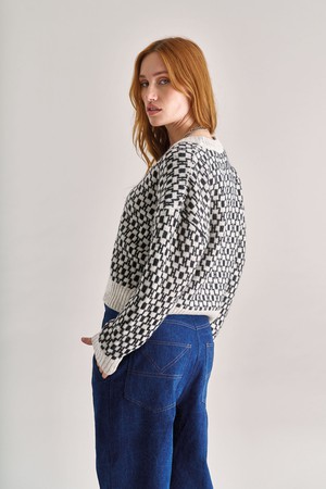 EFFIE Lambswool Jumper - Charcoal from KOMODO