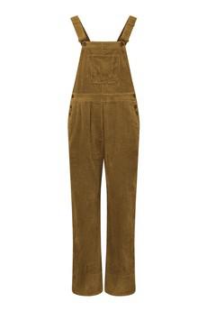 LENI Organic Cotton Cord Dungaree - Olive via KOMODO