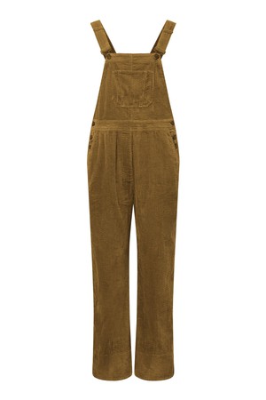 LENI Organic Cotton Cord Dungaree - Olive from KOMODO LENI Organic Cotton Cord Dungaree - Olive from KOMODO