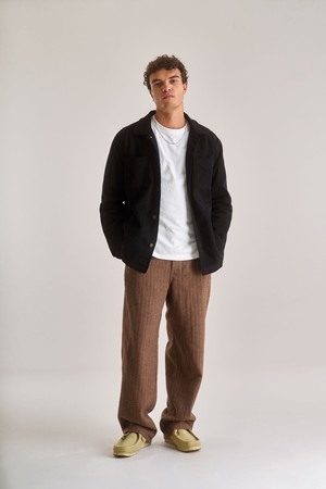 STANLEY Organic Cotton Tencel Jacket - Black from KOMODO STANLEY Organic Cotton Tencel Jacket - Black from KOMODO