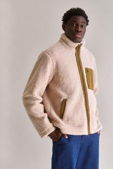 DREW Recycled PET Fleece Jacket- Sand via KOMODO