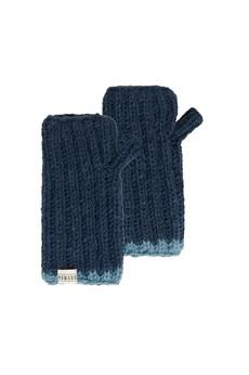 RAFI RIB Fleece Lined Mitten - Navy via KOMODO