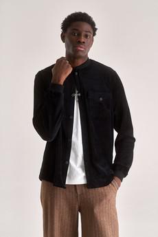 COLE Organic Cotton Poly Velvet - Black via KOMODO