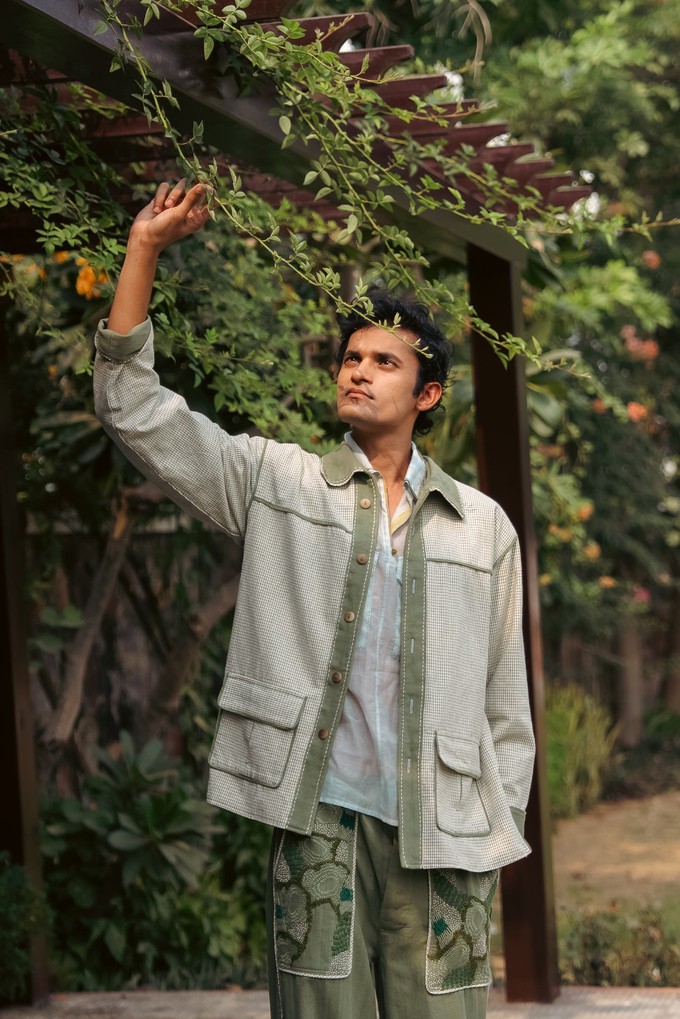 Meadows Oversized Shirt Jacket from Lafaani