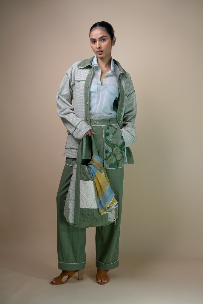 Meadows Oversized Shirt Jacket from Lafaani