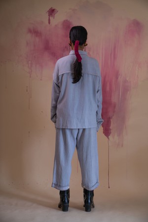 Phosphene Unisex Bomber & Pants Set - Grey from Lafaani