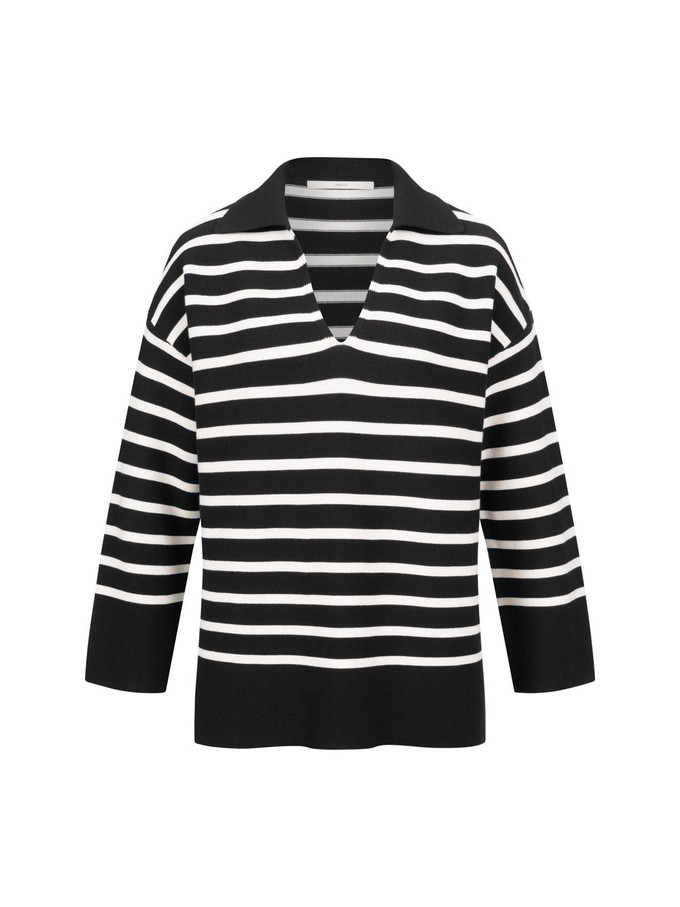Polo collar sweater (GOTS) from LANIUS