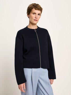 Cardigan with zipper (GOTS) from LANIUS