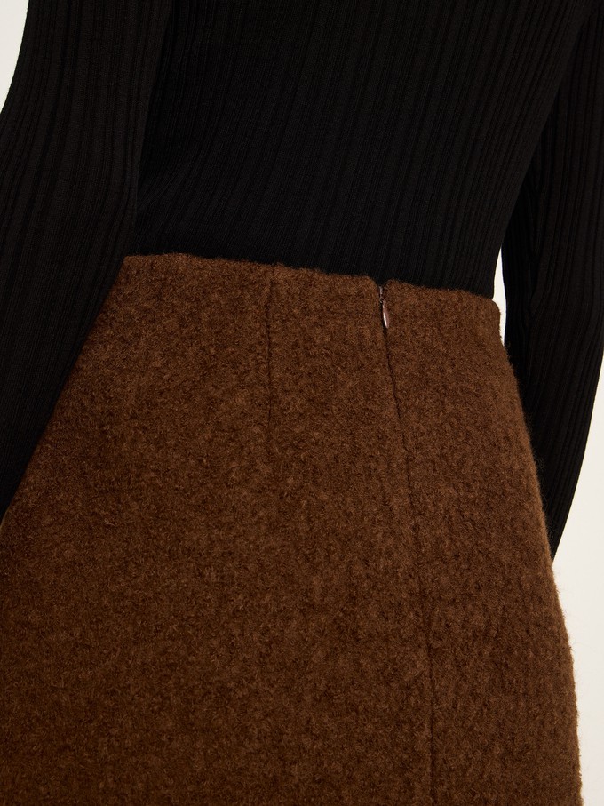 Boucle mini skirt (GOTS) from LANIUS