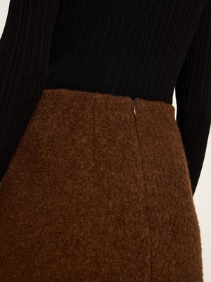 Boucle mini skirt (GOTS) from LANIUS