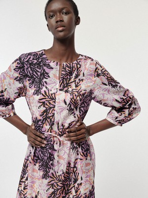 Midi dress print vintage flower from LANIUS